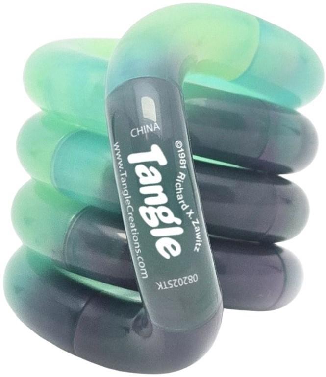 Tangle Pebbles Junior - Greenveil (Groen / Paars) | Tangle -, Kinderen en Baby's, Speelgoed | Overig, Nieuw, Verzenden