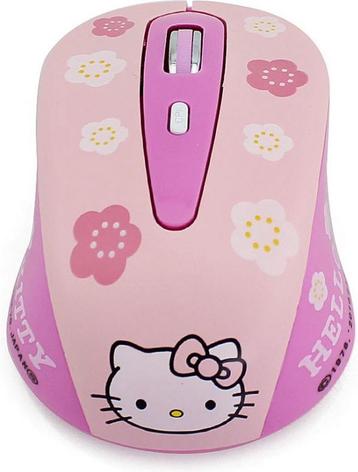 Hello Kitty draadloze kinder muis roze beschikbaar voor biedingen