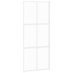Schuifdeur 90x205 wit glas - retourdeal - 35% korting!, 80 tot 100 cm, Binnendeur, Nieuw, Ophalen of Verzenden