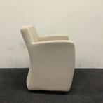 Leolux fauteuil model Kilenge, beige leer, Gebruikt, Leer, Ophalen of Verzenden