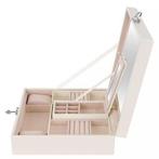 Beautylushh Juwelendoos - Wit 25 x 25 x 9 cm: Stijlvolle..., Huis en Inrichting, Woonaccessoires | Kapstokken, Ophalen of Verzenden