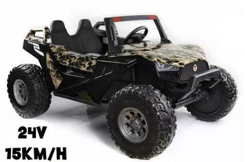 24V Beach buggy Camouflage, High speed 15km/h, 2 zitter, 4WD beschikbaar voor biedingen