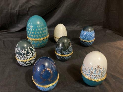 Fabergé ei - Geen minimale prijs - Prachtige lot van 7, Antiek en Kunst, Curiosa en Brocante