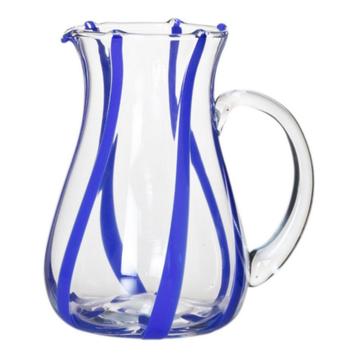 Waterjug Blue Stripe h21 d15 beschikbaar voor biedingen