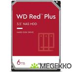 WD HDD 3.5  6TB WD60EFPX Red Plus, Computers en Software, Nieuw, Western Digital, Verzenden