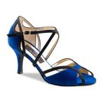 Nueva Epoca Maxima Dames Dansschoenen Royaal Blauw Suède, Verzenden, Nieuw