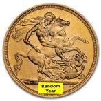 Verenigd Koninkrijk. British Gold Sovereign Queen Elizabeth, Postzegels en Munten