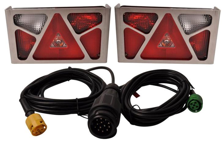 Aspock Multipoint 5 verlichtingsset  inclusief RVS, Auto diversen, Aanhangwagen-onderdelen, Ophalen of Verzenden
