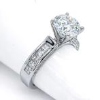 Zonder minimumprijs - Ring - 14 karaat Witgoud - 3.82ct. tw., Nieuw