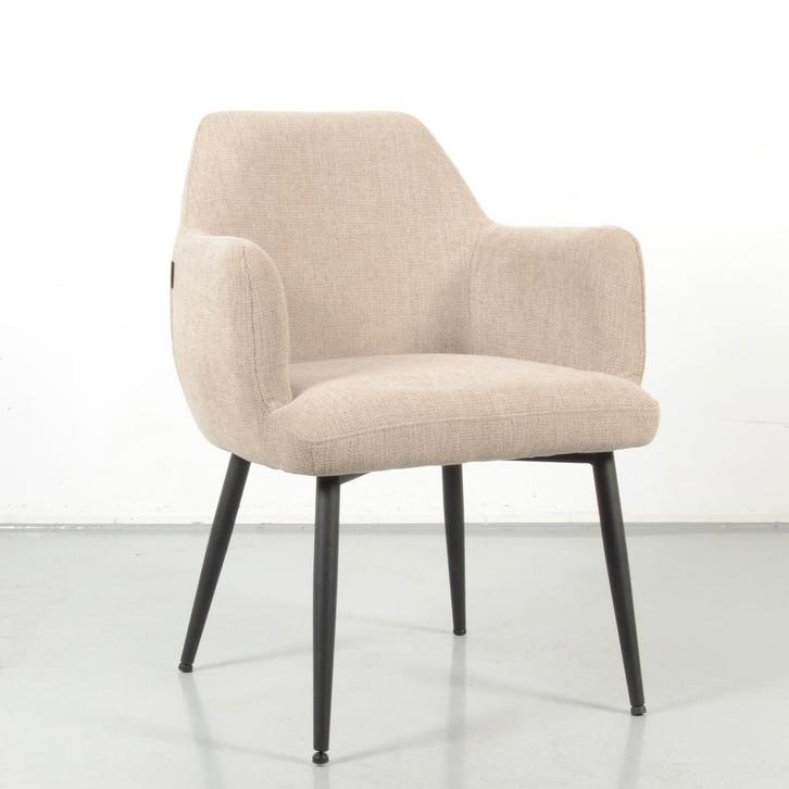 Vergaderstoel Fredrikstad, taupe, 4-poot onderstel, Huis en Inrichting, Stoelen, Ophalen of Verzenden