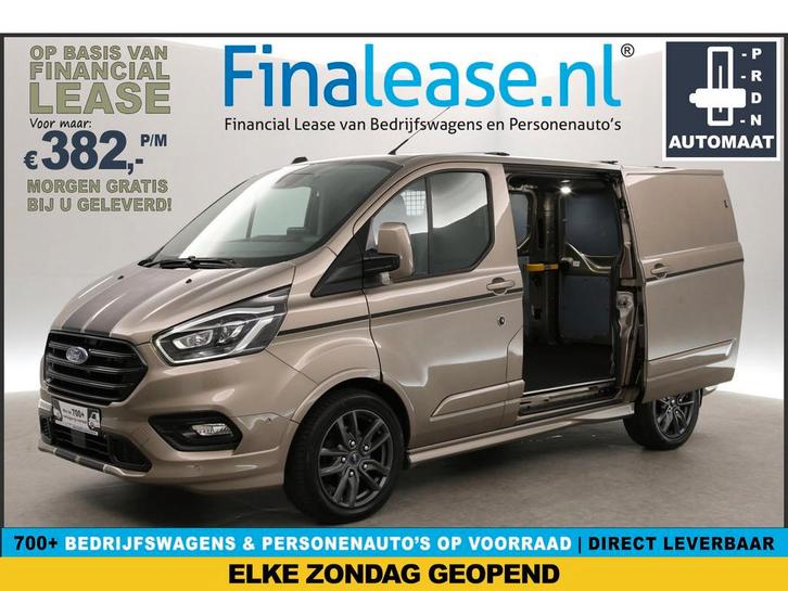 Ford Transit Custom 2.0 TDCI L1H1 Automaat Airco 3-Zits Cam, Auto's, Bestelauto's, Lease, Automaat, Diesel, Ford, Overige kleuren