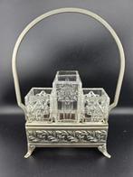Olie-en-azijnstelletje - weisblech - Menagère Art Deco, Antiek en Kunst