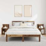 vidaXL Nachtkastje 2 pcs Oud hout 40 x 35 x 60 cm Bewerkt, Minder dan 45 cm, Verzenden, Nieuw, 55 tot 70 cm