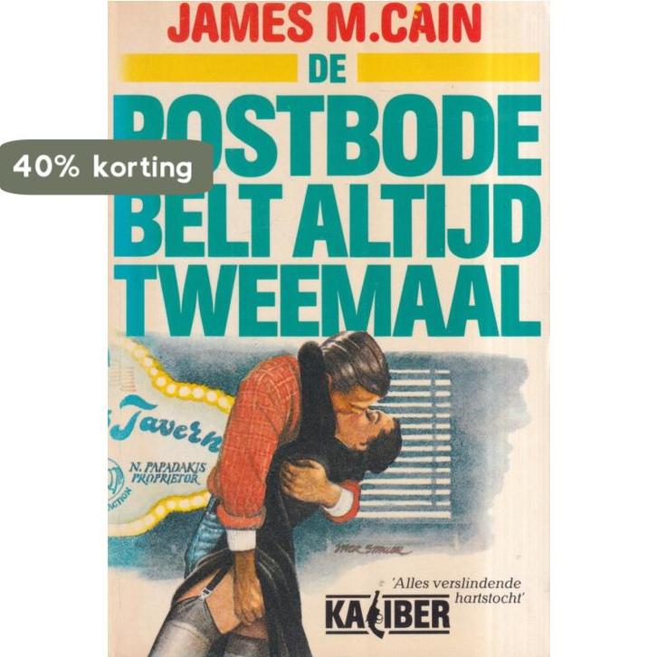 Postbode belt altijd tweemaal 9789062870080 Cain, Boeken, Thrillers, Gelezen, Verzenden