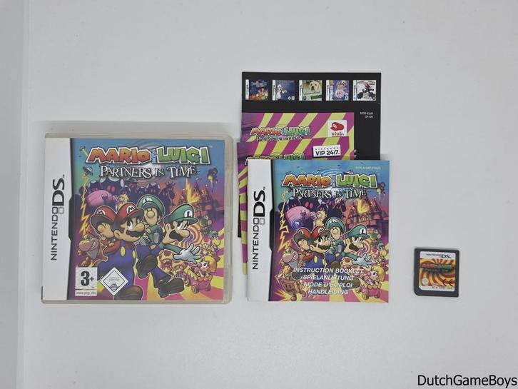Nintendo DS - Mario & Luigi - Partners In Time - FHUG, Spelcomputers en Games, Games | Nintendo DS, Gebruikt, Verzenden