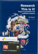 Research 9789001790264 Ben Baarda, Verzenden, Zo goed als nieuw, Ben Baarda