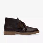 CLARKS Desert Bt Evo. Heren Veterschoenen - Dark Brown Lea M, Kleding | Heren, Schoenen, Verzenden, Nieuw