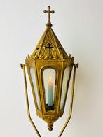 Altaarstuk - Brons, Glas, Messing - 1800-1850 - Processie, Antiek en Kunst