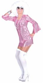 Roze glitterjurk, Kleding | Dames, Carnavalskleding en Feestkleding, Ophalen of Verzenden, Nieuw