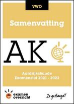 ExamenOverzicht - Samenvatting Aardrijkskunde VWO, Boeken, Verzenden, Gelezen, ExamenOverzicht