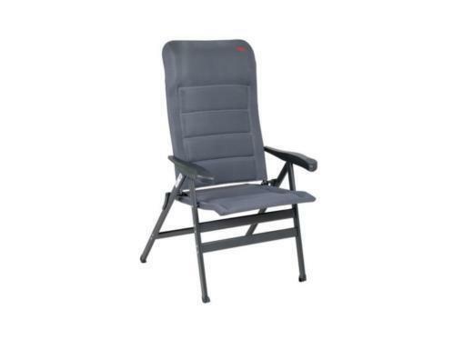 Crespo kampeer stoel ap-238 air-deluxe grijs kleur 86, Caravans en Kamperen, Kampeeraccessoires, Nieuw