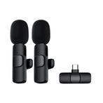 Draadloze Microfoon - USB Type-C - 2x Microfoon + 1x, Muziek en Instrumenten, Microfoons, Nieuw, Verzenden