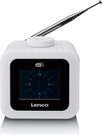 Lenco CR-620WH - Wekkerradio met DAB - Alarmfunctie - Wit beschikbaar voor biedingen