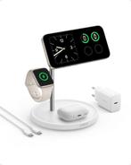Anker - MagGo 3-in-1 Draadloze Oplader 15W - Voor iPhone,..., Verzenden, Nieuw