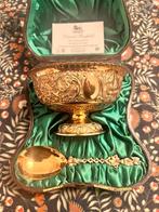 Suikerkom - Zilver - Victorian Bowl & Spoon, Antiek en Kunst, Antiek | Goud en Zilver