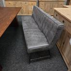 Eettafel bank met 3x stoel set belmonte * nieuw *, Huis en Inrichting, Stoelen, Ophalen, Nieuw, Grijs, Stof