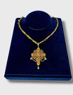 Kruis - 18 kt goud - 1920-1930, Sieraden, Tassen en Uiterlijk, Antieke sieraden