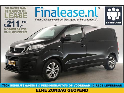 Peugeot Expert 226S 1.6 BlueHDI L2H1 Airco Cruise PDC €211pm, Auto's, Bestelauto's, Lease, Handgeschakeld, Diesel, Peugeot, Zwart