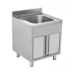 Spoetafel rvs met onderkast 60/70/80x70x85cm | Beschikbaa..., Verzenden, Nieuw in verpakking
