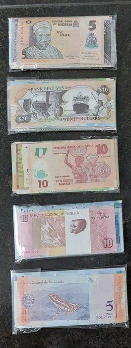 Wereld. - Collectie van 750 bankbiljetten uit de gehele, Postzegels en Munten, Munten | Nederland
