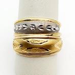 Ring - 18 karaat Geel goud, Witgoud - de maat 56 (EU) /16/, Nieuw