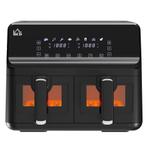 TRUUSK Heteluchtfriteuse zonder Olie 8 L - Dubbele Kamer - 2, Huis en Inrichting, Keuken | Keukenbenodigdheden, Verzenden, Nieuw