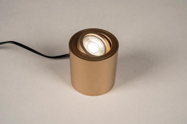 Rietveld Tafellampen - Goud - Metaal, Aluminium, Huis en Inrichting, Lampen | Tafellampen, Verzenden