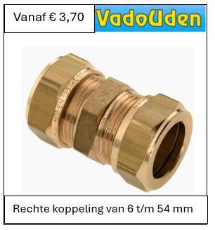 messing knelfittingen, Doe-het-zelf en Verbouw, Verwarming en Radiatoren, Overige typen, Nieuw, Ophalen of Verzenden