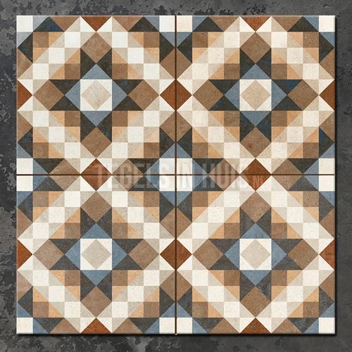 Vintage vloertegel / wandtegel fs chester 45x45cm 4 in 1, Doe-het-zelf en Verbouw, Tegels, Vloertegels, Nieuw, 10 m² of meer, Keramiek