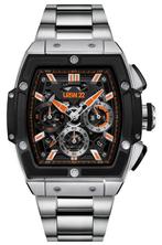 URBN22 Iron Phantom Orange streetlife chronograaf horloge, Sieraden, Tassen en Uiterlijk, Horloges | Heren, Overige merken, Staal