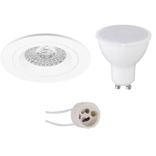 Voordeelset LED Spot Set - Pragmi Rodos Pro - GU10 Fitting -, Huis en Inrichting, Lampen | Spots, Plafondspot of Wandspot, Nieuw