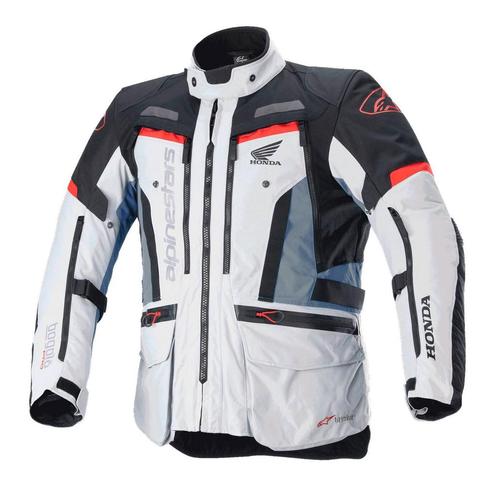 Alpinestars Honda Bogota Pro Drystar Jas Ijzig Grijs Blauw, Motoren, Kleding | Motorkleding, Heren, Nieuw met kaartje, Jas | textiel