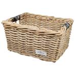 Wicked Rieten Fietsmand L Black Diamonds naturel, Verzenden, Nieuw