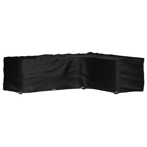 vidaXL Tuinmeubelhoezen met 18 oogjes L-vormig 285x220x80 cm, Tuin en Terras, Tuinmeubel-accessoires, Nieuw, Verzenden