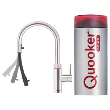 Quooker Flex RVS met Combi+ Boiler beschikbaar voor biedingen