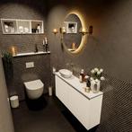 MONDIAZ FOWY toiletmeubel 100cm kleur talc. Waskom positie, Ophalen of Verzenden, Nieuw, Bad