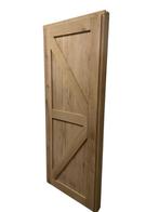 Massief eiken opdekdeuren met eiken kozijn, Ophalen of Verzenden, Nieuw