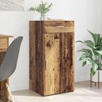 vidaXL Dressoir met lade Oud hout 42.5 x 40 x 93 cm Bewerkt, Verzenden, Nieuw, Overige houtsoorten, Minder dan 50 cm