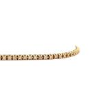 Gouden tennisarmband met diamant 17.5 cm 14 krt, Ophalen of Verzenden, Nieuw