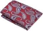 Suitable Pochet Paisley Rood maat one size Heren, Kleding | Heren, Stropdassen, Verzenden, Nieuw, Rood, Suitable